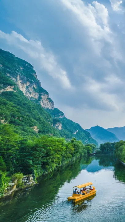 野三坡雨后云海 青山缭绕升云雾，仙境美景独此一家